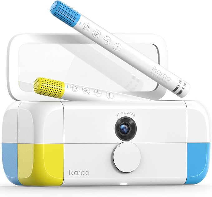 Ikarao Sparkle Karaoke Machine for Kids